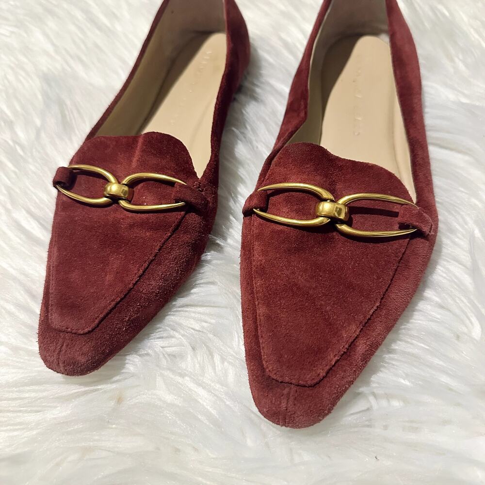 Veronica Beard Champlain Suede Loafer Sz 7.5 - Picture 2 of 7